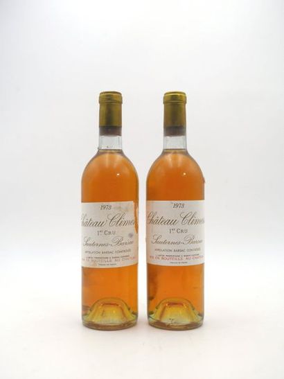 null 2 B CHÂTEAU CLIMENS (1 e.l.s; 1 e.t.a; 1 bouchon descendu de 5 mm) CC1 Sauternes...