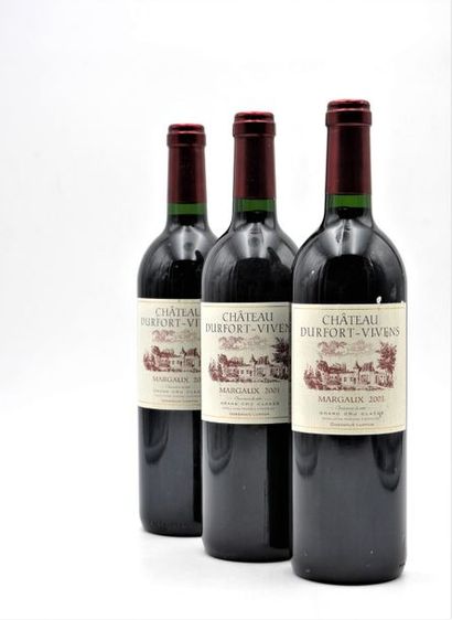 null 3 B CHÂTEAU DURFORT VIVENS GCC2 Margaux 2001