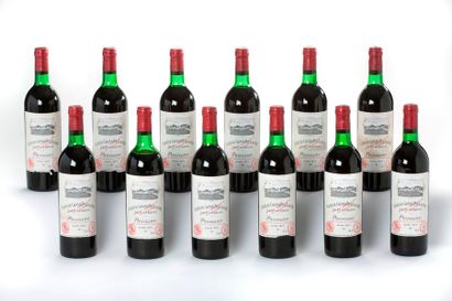 null 12 bouteilles Château Grand Puy Lacoste - 1977 - 5e GCC Pauillac