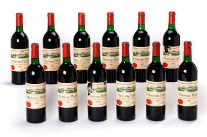 null 12 blles Château Pavie - 1981 - 1er GCC Saint-Emilion