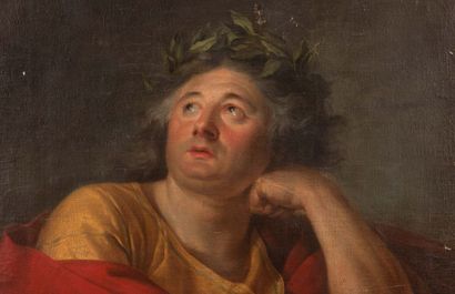 ECOLE FRANCAISE VERS 1780, ATELIER D'ADÉLAÏDE LABILLE-GUIARD Portrait de l'écrivain...
