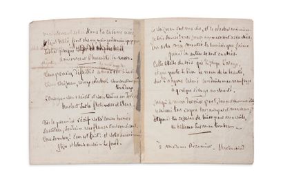 CHATEAUBRIAND FRANÇOISRENÉ DE (1768-1848) MANUSCRIT autographe signé «Chateaubriand»,...