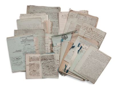 [GUIBERT JACQUES-ANTOINE-HIPPOLYTE, COMTE DE (1743-1790)] ENSEMBLE de manuscrits...