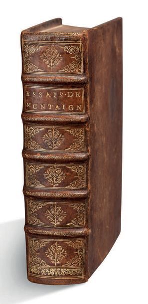 MICHEL DE MONTAIGNE (1533-1592) Les Essais
Paris, chez Abel l'Angelier 1588. in-4°...