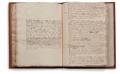ROUSSEAU Jean-Jacques (1712-1778) MANUSCRIT autographe, Lettres de deux amans, habitans...