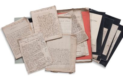 [BÉGON MICHEL (1637-1710) 89 lettres ou pièces, la plupart L.A.S.
à lui adressées,...