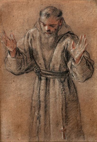ATTRIBUÉ À FRA SEMPLICE DA VERONA (VERS 1589 - VERS 1654) 
Saint François d'Assise
Pierre...