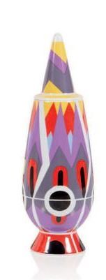 Alessandro Mendini (1931) 
Vase dit 100% Make up
Porcelaine
H.: 39 cm.
Alessi, circa...