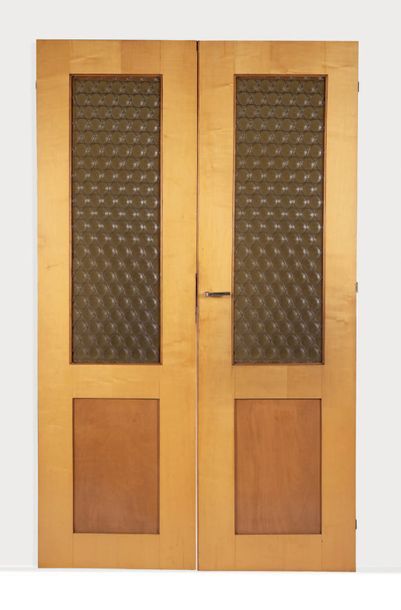 FRANCIS JOURDAIN (1876-1958) Suite de 2 portes
Sycomore, verre
216 x 64 x 3 cm.
1928

Provenance:
-...