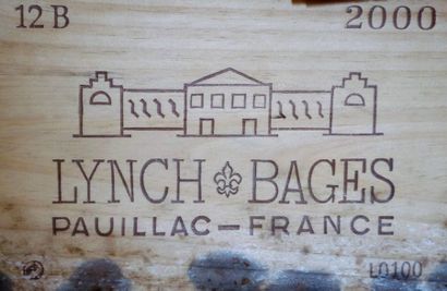 null 11 B CHÂTEAU LYNCH BAGES (1e.t.) (Caisse Bois de 12 remise à l'acquéreur) GCC5...