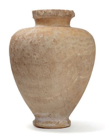 null ? VASE PIRIFORME ART EGYPTO-PHÉNICIEN. BYBLOS. IIE MILL. AV. J.-C.
AN EGYPTO...