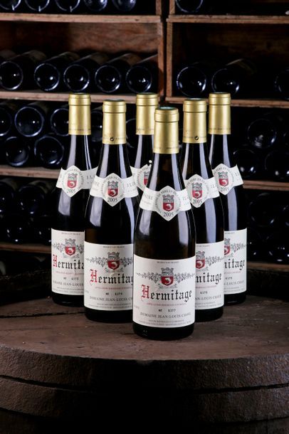 null 6 Blles Hermitage - 2005 - Domaine Jean-Louis Chave Blanc - état/ condition:...