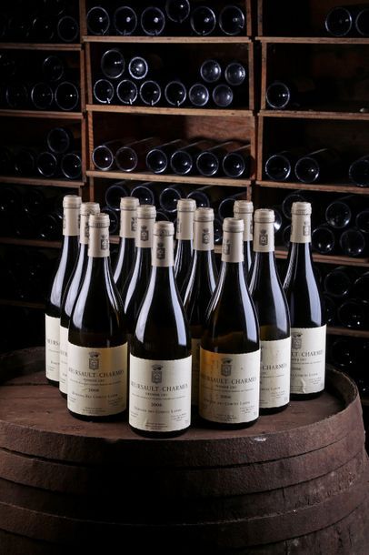 null 12 Blles Meursault "Charmes" 1er Cru - 2006 - Domaine des Comtes Lafon - état/...