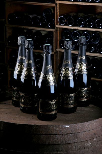null 5 Blles Champagne "Cuvée Winston Churchill"- 1986 - Pol Roger - état/ condition:...