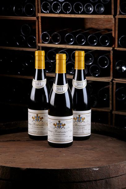 null 3 Blles Puligny-Montrachet 1er Cru "Clavoillon" - 2011 - Domaine Leflaive -...