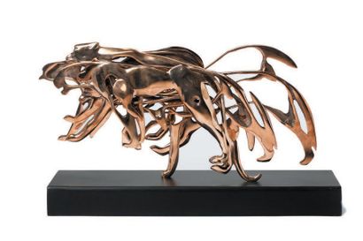 ARMAN (1928-2005) Panthère, 1990
Bronze poli sur socle en métal, signé et numéroté...