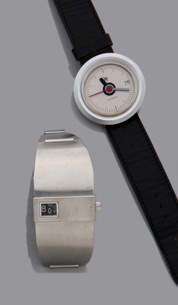 LIP Vers 1970. Lot de 2 montres.
Lip Desin Rudy Mayer automatic
Lip Design Prince...
