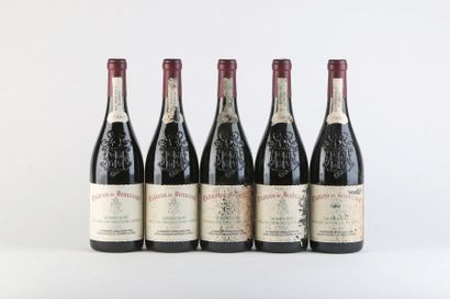 null 5 B CHATEAUNEUF DU PAPE Rouge (4 e.t.a; 3 clm.a.) - 1999 - Château de Beauc...