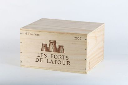 null 6 B LES FORTS DE LATOUR (Caisse Bois d'origine) - 2009 - Pauillac