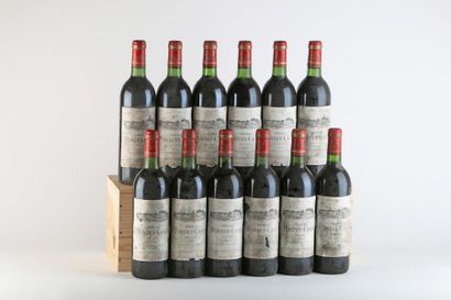 null 12 B CHÂTEAU PONTET CANET (4 B.G; 1 T.L.B.+; 1 T.L.B.-; e.t.h. à e.t.a; 2 c.l.a....