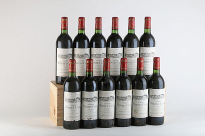 null 12 B CHÂTEAU PONTET CANET (4 B.G; e.t.h. légères dont 3 e.l.a. et 1 e.a.) -...