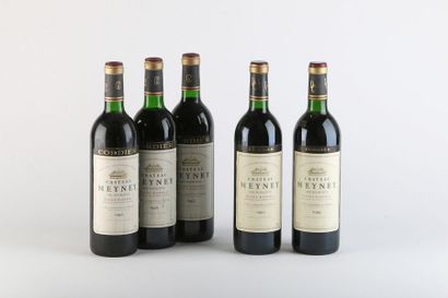 null 3 B CHÂTEAU MEYNEY (1 B.G; 1 T.L.B; e.t.h. légères à e.l.a.) - 1986 - Saint-Estephe

1...