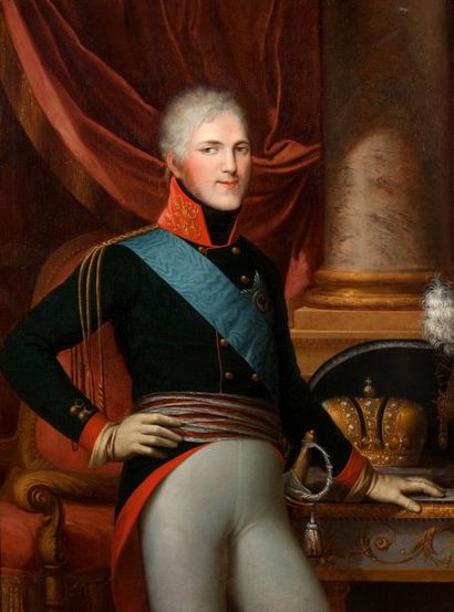 GERHARD VON KÜGELGEN (1772-1820) ATELIER DE Portrait de l'Empereur Alexandre Ier...