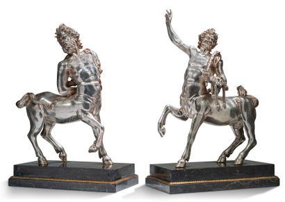 null CENTAURES FURIETTI
Vieux centauresJeune centaure
Sculptures en bronze argenté...