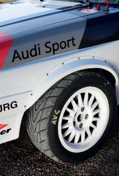 1981 Audi QUATTRO gr4 FIA Préparation sans limite de budget
Passeport Technique Historique...