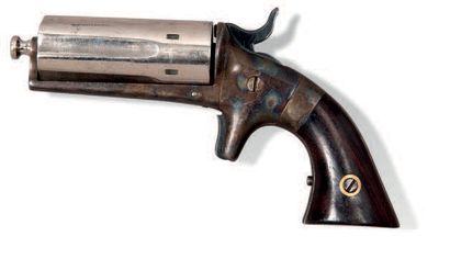 null Revolver poivrière Bacon Arms Co.
Pepperbox Revolver.
Pin-Fire Pepperbox Revolver.
Calibre...
