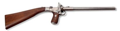 null Rare pistolet carabine à percussion de type Delvigne.
Rare Percussion Pistol...