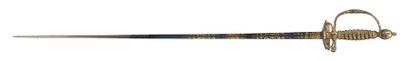 null Exceptionnelle épée de cour. Vers 1760- 1780.
Wonderful Court Sword, circa 1760-1780.
Monture...