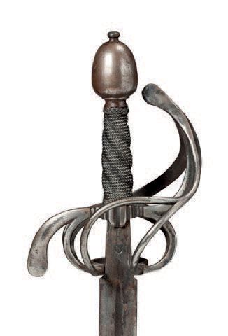 null Longue et rare épée rapière de guerre, vers 1600.
Rare war rapier sword circa...