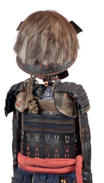 null Armure Japonaise.
Japanese armor. Meiji period.
Casque (sujibachi-kabuto) constitué...