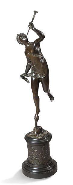 D'APRÈS JEAN DE BOLOGNE (CIRCA 1529-1608) Diane
Epreuve en bronze à patine brune...