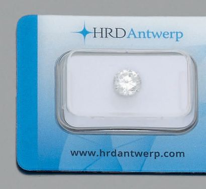 null Diamant sous scéllé 1.02 carat.
Rapport HRD précisant:
Couleur: H - Pureté:...