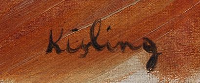 Moïse KISLING (1891-1953) Nu assis, 1923
Huile sur toile, signée en bas à droite
27...