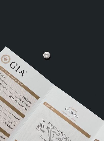 null Diamant de taille brillant
Accompagné d'un certificat GIA 6204536559 attestant:
Poids:...
