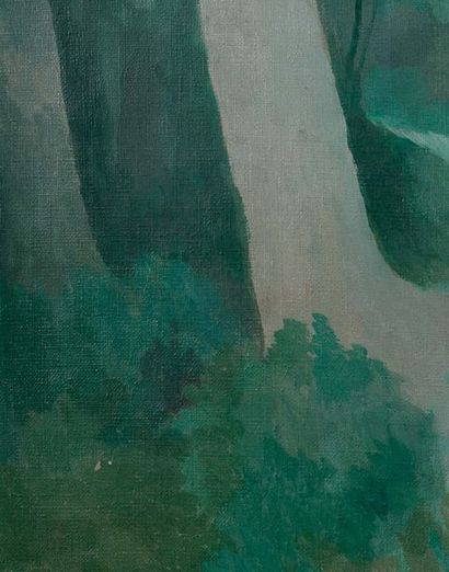 Marie LAURENCIN (1883-1956) Paysage

Huile sur toile, signée en bas au centre

48...
