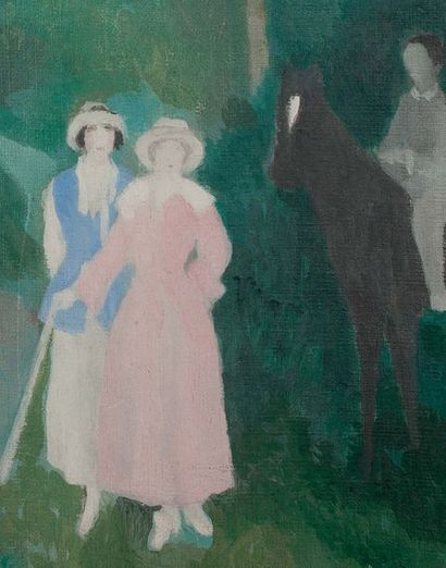 Marie LAURENCIN (1883-1956) Paysage

Huile sur toile, signée en bas au centre

48...