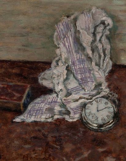 Pierre BONNARD (1867-1947) La montre, 1898

Huile sur panneau, signé et daté en bas...