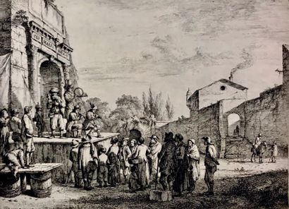 Jean-Jacques de BOISSIEU (1736-1810) Les petits Charlatans

Passage du Garigliano

Paysage...