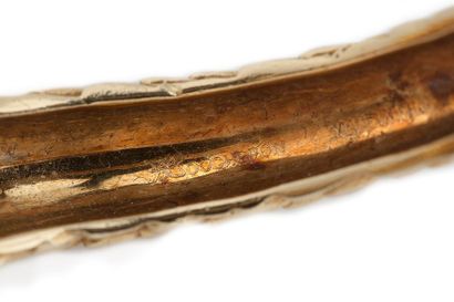 BOUCHERON 
Bracelet «serpent» corail, or 18k (750). Signé et poinçon de maître André...