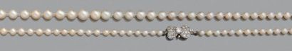 Perles fines - CARTIER Collier de 108 perles...