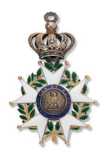null France. Ordre de la Légion d'honneur, instituée en 1802. Etoile de commandeur.
Seconde...