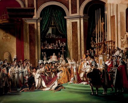 Jacques- Louis DAVID (1848-1825) (d'après) Le Sacre de Napoléon 1er
The Coronation...