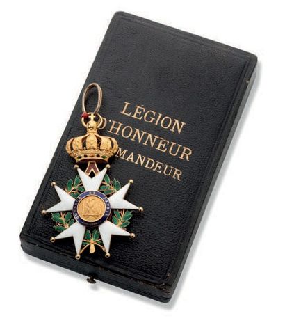 null France. Ordre de la Légion d'honneur, instituée en 1802. Etoile de commandeur.
Second...