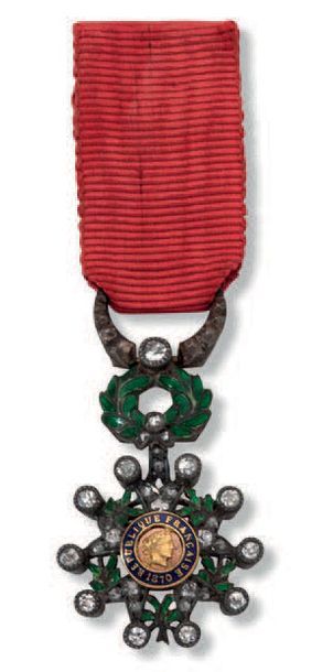 null France. Ordre de la Légion d'honneur, instituée en 1802. Croix de chevalier...
