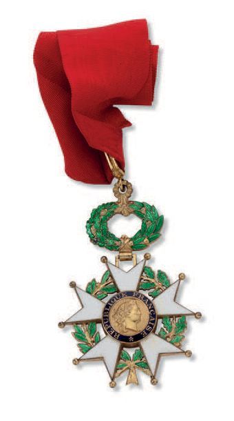 null France. Ordre de la Légion d'honneur, instituée en 1802. Etoile de commandeur.
Quatrième...