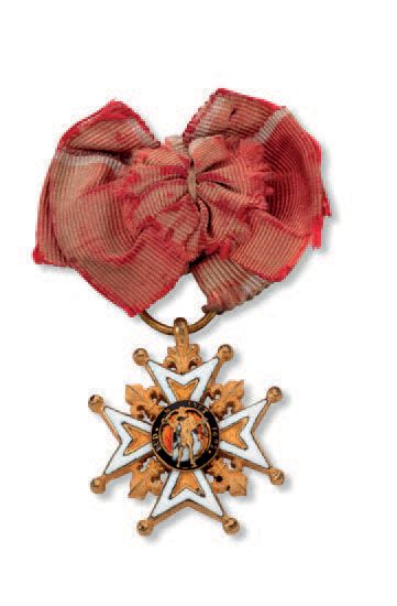 null France. Ordre de Saint Louis, institué en 1693. Croix de chevalier en demi-taille.
Restauration....